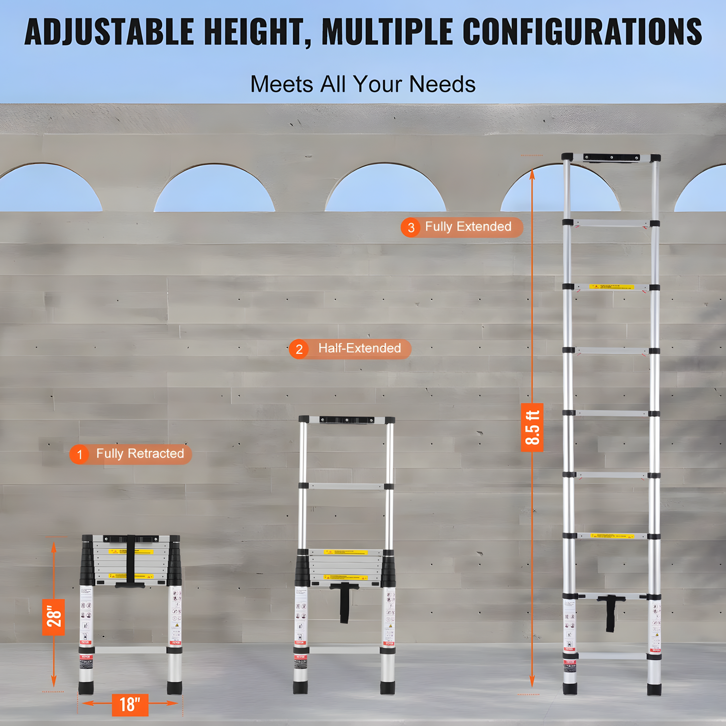 Virelle™️ Telescopic Ladder